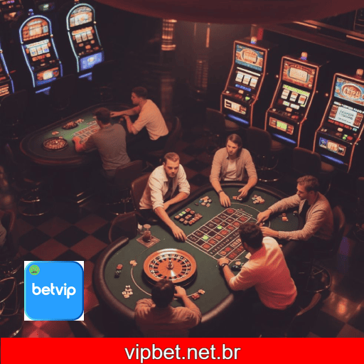 Imagem promocional do cassino online da VIPBET mostrando jogos ao vivo